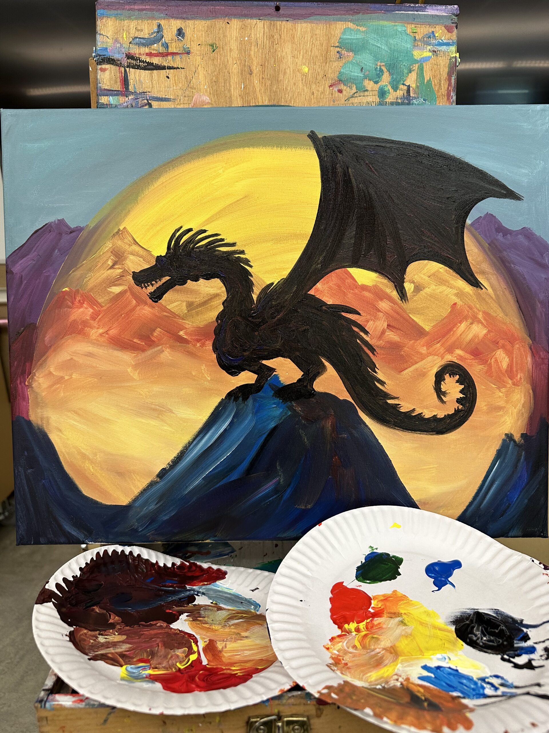 Dragon at Sunrise