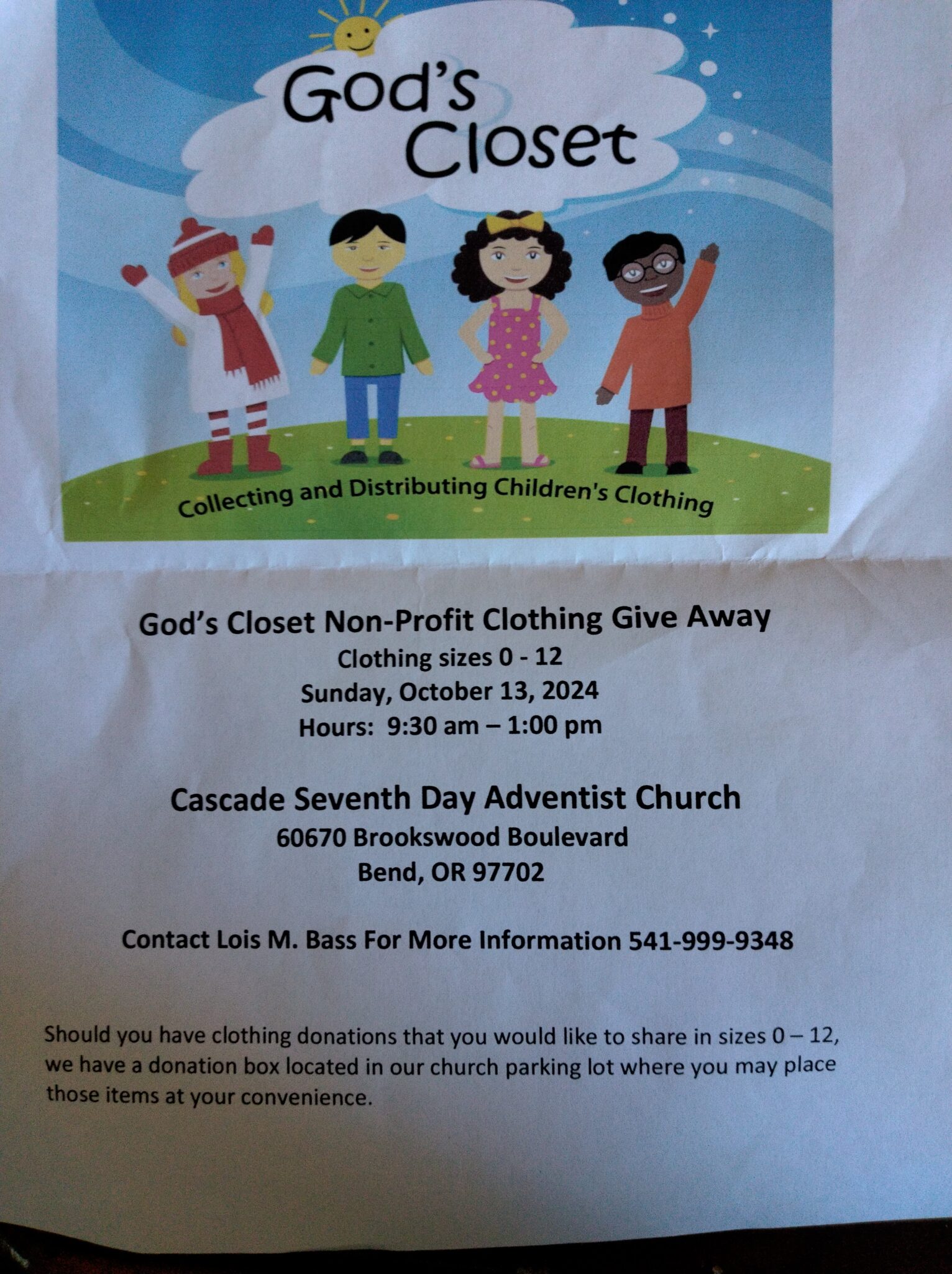God’s Closet non-profit clothing give away – KTVZ Events